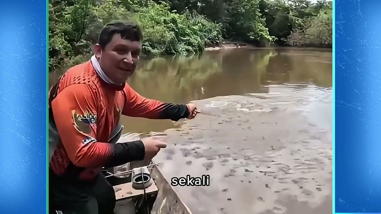 Mancing ikan di sungai Amazon yang Berbahaya ‼️ 