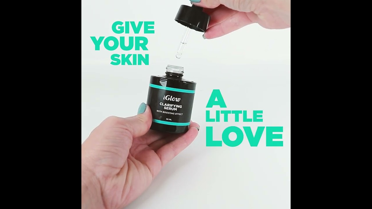 Treat impure skin and acne with the new iGlow Clarifying Serum