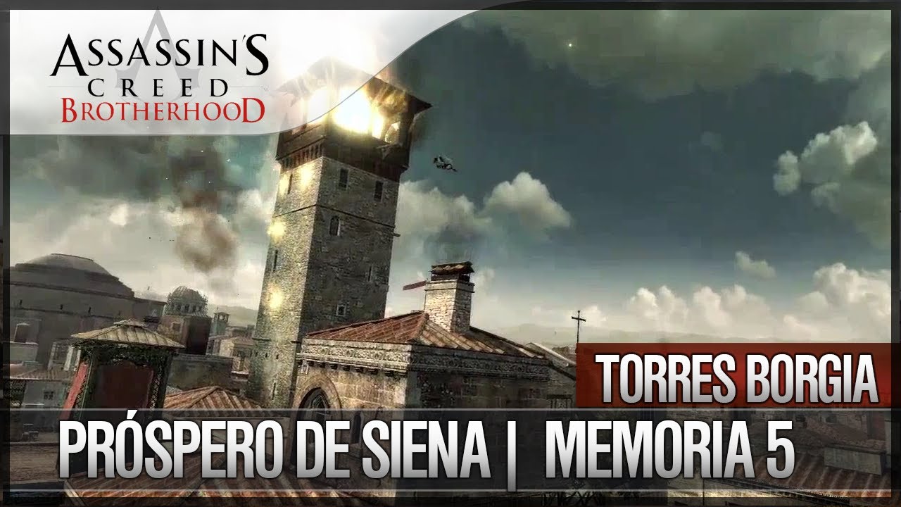 dlcl stanford Assassin's Creed Brotherhood | Walkthrough Español | Torres Borgia | Próspero de Siena |5| 100%