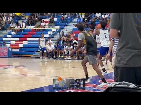 2022 DMV Live: St Frances 6’4 guard Carlton Carrington (Pittsburgh) runs out ahead and lays it in.
