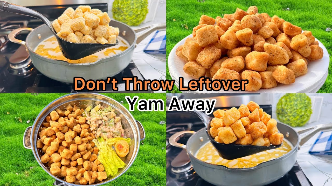 Crispy fried yam recipe/Ghana food YouTube