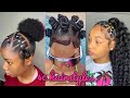 💖💦beautiful SLAYED 4C/4B HAIRSTYLES + SLAYED EDGES 🩵| 💅🏼 🤎