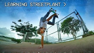 Skateboarding Trick Tip: LEARNING how to STREETPLANT!