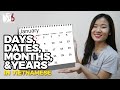 Days dates months years in vietnamese  learn vietnamese with tvo