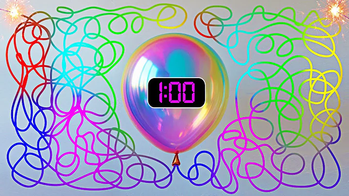 1 Minute Timer Bomb - RAINBOW BALLOON
