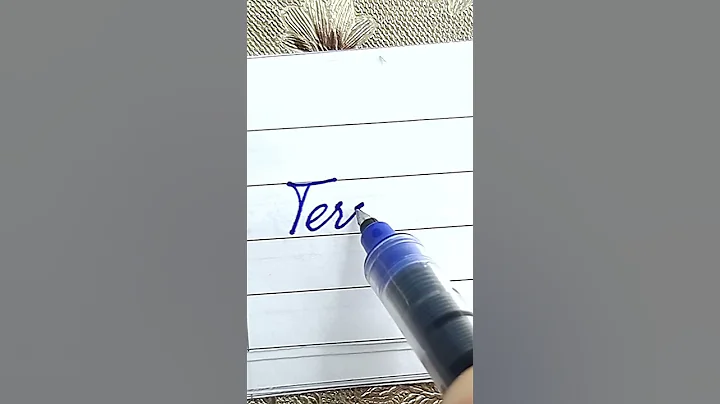 Terry - Beautiful name in Cursive writing | Cursive writing for beginners | #shorts