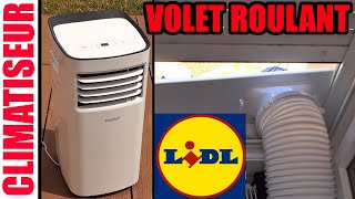 Climatiseur Lidl Comfee Mobile 7000 Btu Silencieux Canicule Test Avec Volet Roulant