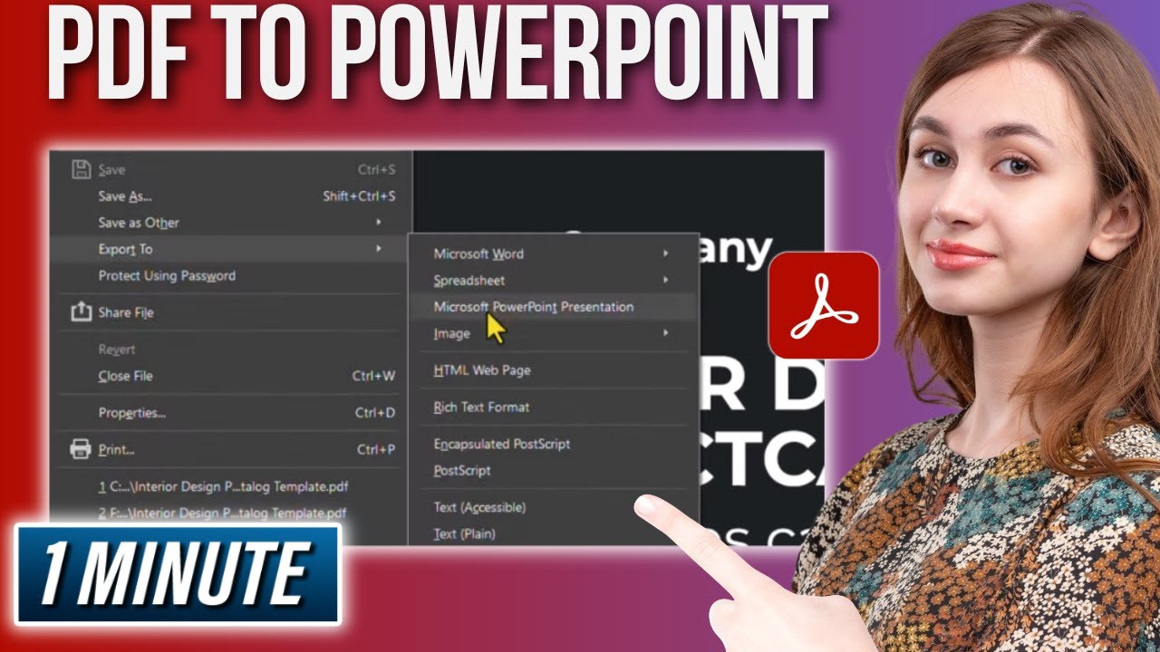 How to Convert PDF to Powerpoint 2026 | Adobe Acrobat Tutorial - YouTube