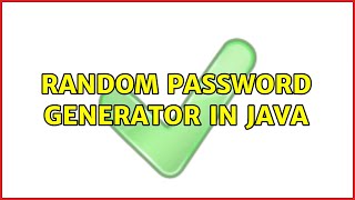Random password generator in Java (3 Solutions!!) Net Worth
