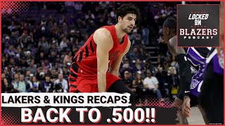 Deni Avdija Returns, Trail Blazers Win 3rd Straight to Improve to 22-22 |  Lakers and Kings Recaps