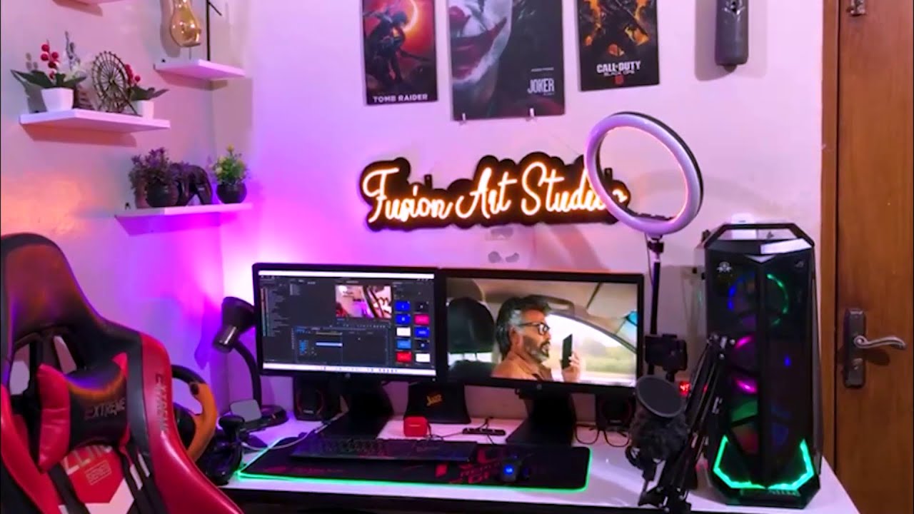 Fusion Art Studios Setup Tour - Manan Bhatti Professional Motion Designer