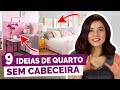 COMO DECORAR PAREDE DO QUARTO SEM CABECEIRA (amei o 7º quarto) | #DicaDaPâ