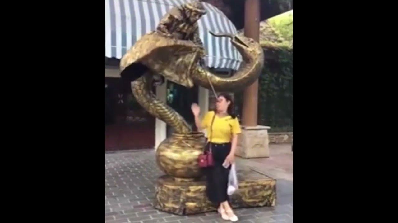 Living statue prank YouTube