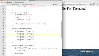 Learning HTML and JavaScript with a Tic-Tac-Toe Game: Lesson 5