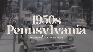 1950s Bedford, Pennsylvania | Vintage Archival Film of Street Scenes & Small-Town Life
