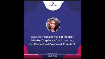 Advanced Embedded Systems Course | Student Review | Ranjana Teli placed at Mentor Graphics