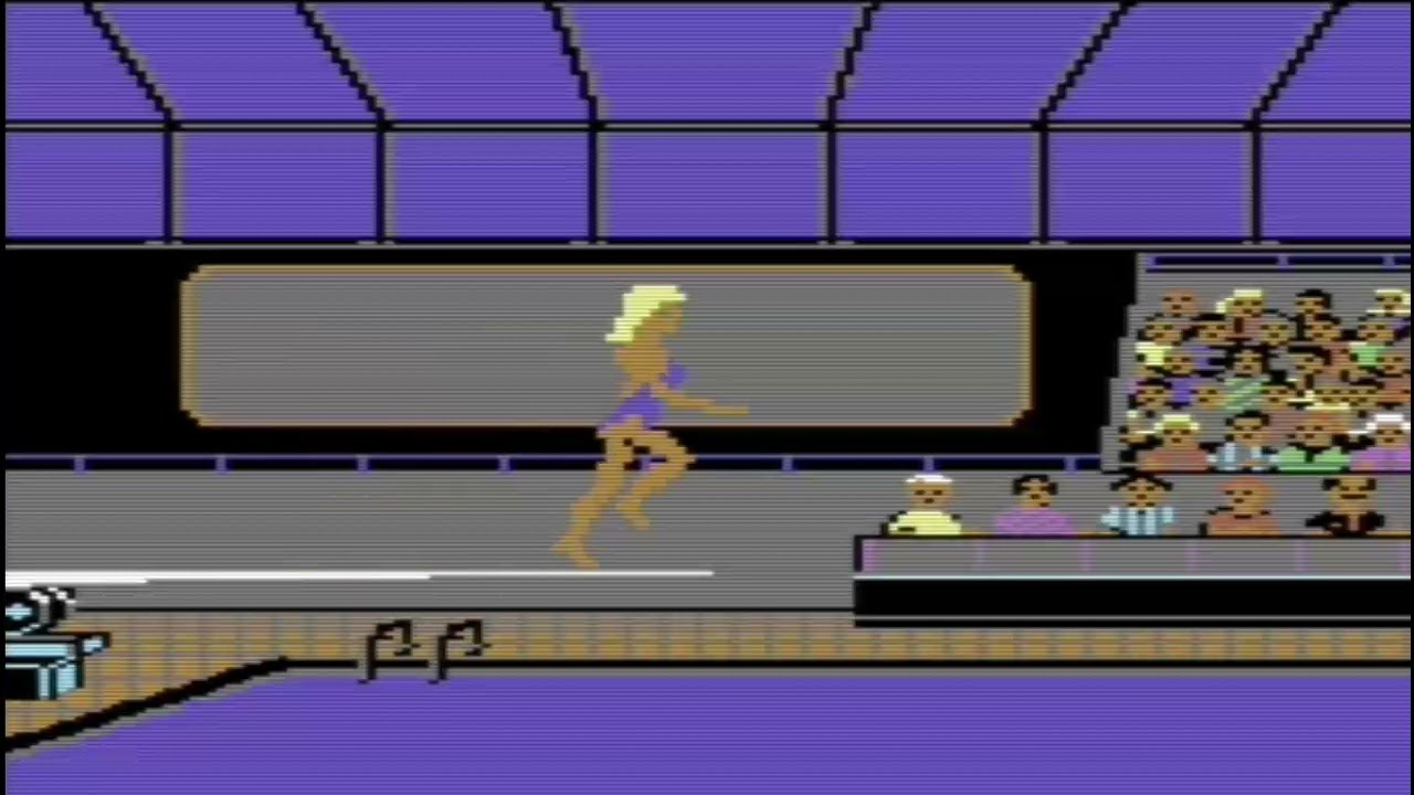 C64 World Games 1986 By Cosmi ~ WINTER OLYMPIC GAMES COMMODORE 64
