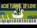 Acid Tunnel of Love - Deltarune Chapter 2 (Synthesia Piano Tutorial)