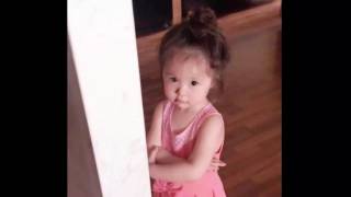 Cadie Bị mẹ phạt, Cadie mếu máo úp mặt vào tường(tin tuc sao viet)