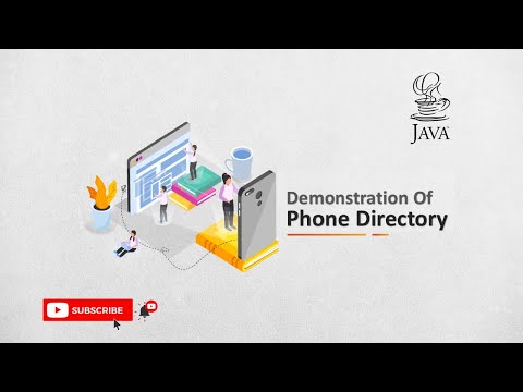Demonstration of phone Book directory using java data Structure (Linked list) on eclipse java.