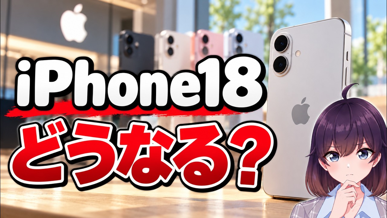 【進化の余地なし？】iPhone18無印と今後のラインアップ