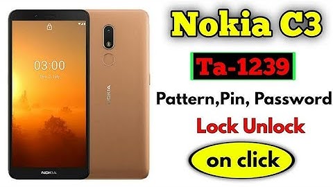 Nokia C3 FRP BYPASS Android 10 || Without PC Pattern, Pin,Password || Google Account BYPASS 💯%🔓