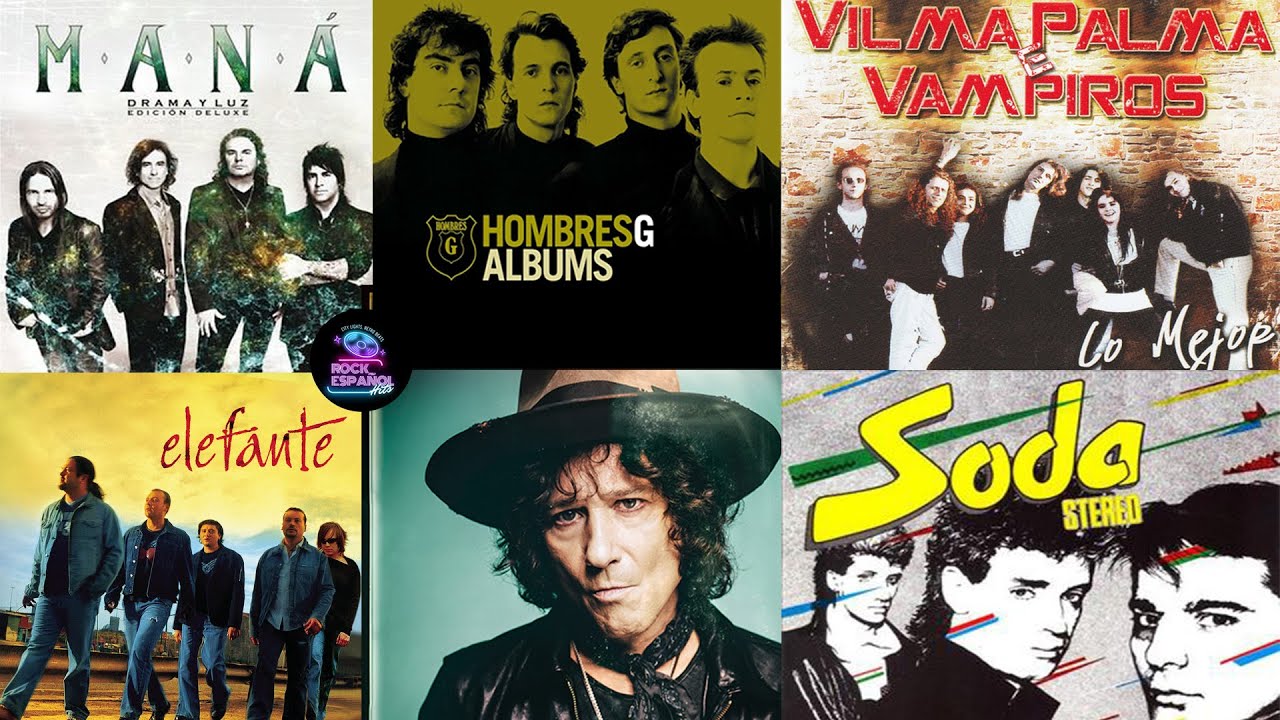 HOMBRES G, SODA ESTÉREO, ENANITOS VERDES, MANA, JAGUARES, ELEFANTE, JUANES 🎸ROCK EN ESPAÑO