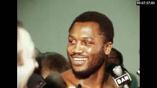 MUHAMMAD ALI   JOE FRAZIER REMATCH   INTV, NEWS CONFERENCE, MARCIANO SU 1