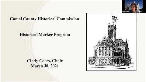 Learn about Comal County Historical Markers