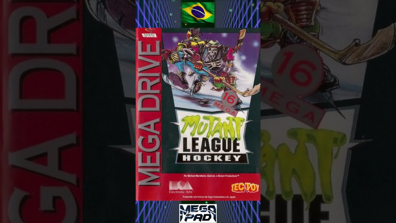 Mutant League Hockey Cover Art Sega Genesis Megadrive USA Europe Brazil Regional Differences EA