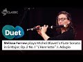 Baroque flute performed by Melissa Farrow