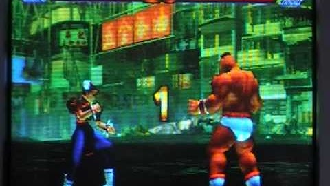 Street fighter  ex 2 plus  Chun-li excel video combo