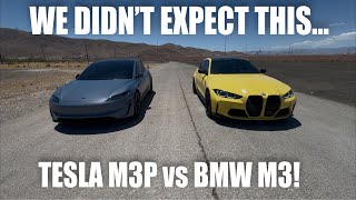 RACE: 2026 Tesla Model 3 Performance vs G80 BMW M3 Competition!