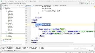 Complete youtube video downloading website using DJANGO || Django Project || New Telugu Programmer screenshot 5