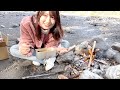【ソロキャン】徒歩キャン!直火でワイルドキャンプを楽しみました【バックパック】