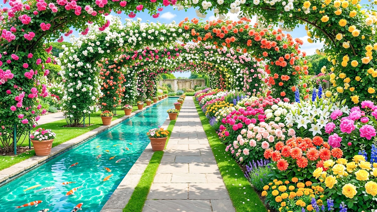 Самые вдохновляющие садовые пейзажи 🌳 | Расслабляющая экскурсия по саду, которая исцелит ваш разу...