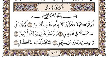 سورة الفيل / محمد صديق المنشاوي
