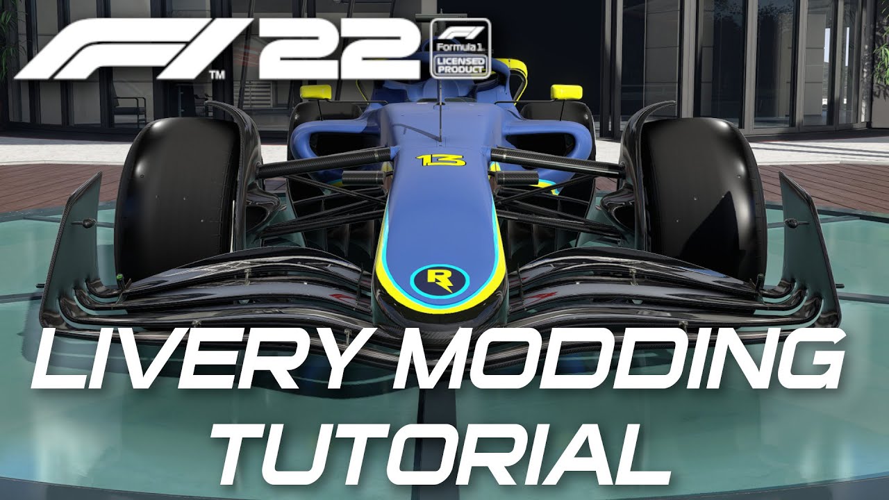 F1 22 Livery Modding Guide - Create your own livery with free software 