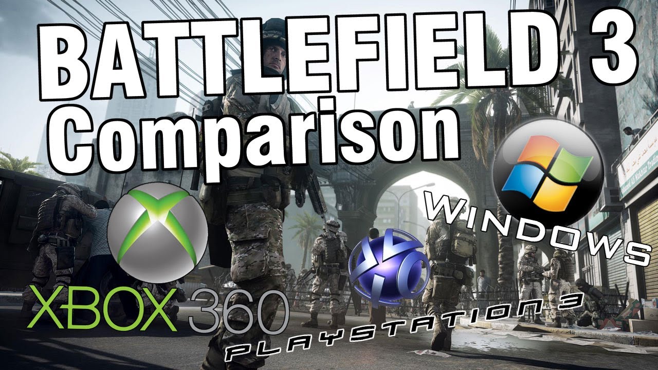 Olika versioner av Battlefield 3 jämförs. PC vs PS3 vs Xbox 360. Feber / Spel