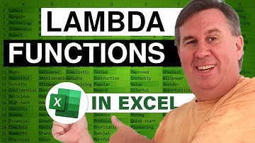 Excel - Mastering Excel with LAMBDA Functions: Revolutionize Your Spreadsheets - Episode 2381
