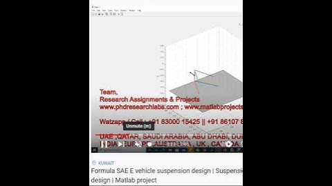 Formula SAE E-vehicle suspension design - Suspension - Matlab - Suspension design - Matlab project