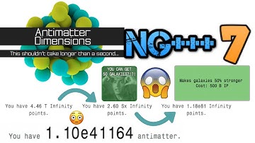 Antimatter Dimensions NG+++ Episode 7: THIS IS SO FAST!!!