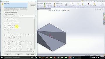 Finding the Center of Mass & Volume