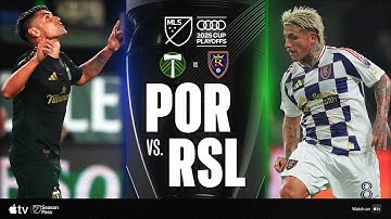 Portland Timbers vs. Real Salt Lake | Full Match Highlights | 2025 Audi MLS Cup Playoffs