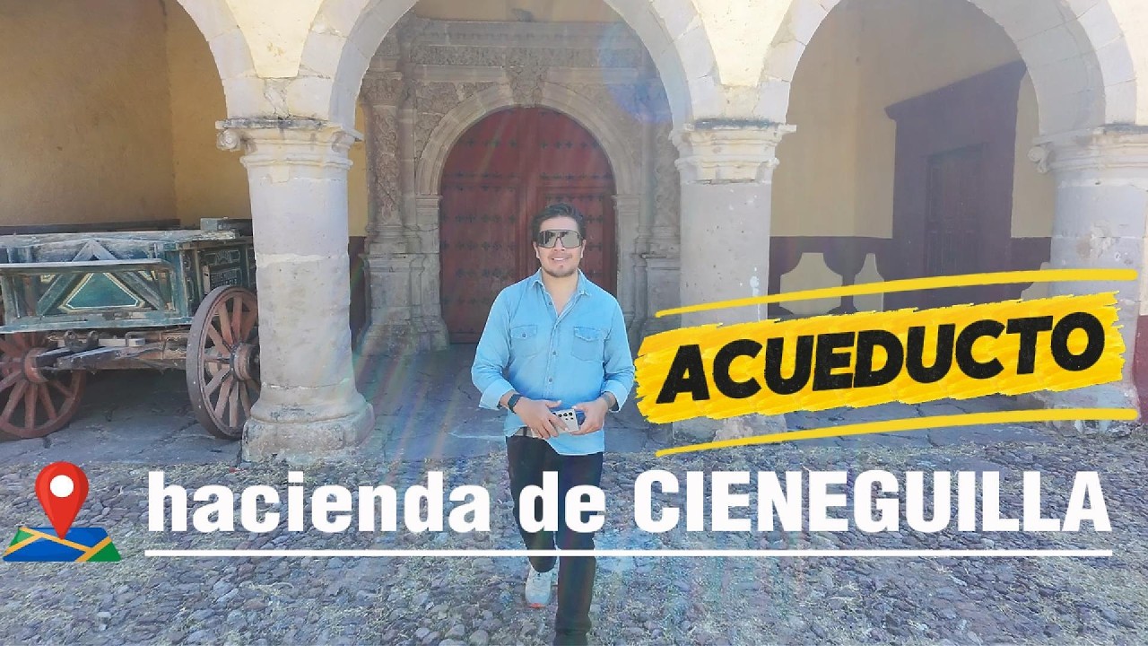 Conociendo acueducto en la Hacienda de Cieneguilla