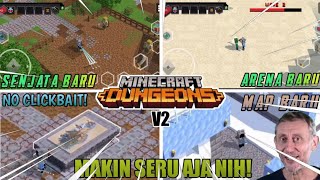 MINECRAFT DUNGEONS VERSI 2 SEMAKIN BAGUS SEMUA SERBA BARU😱 screenshot 2