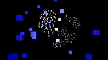 Boids 3d Python OpenGL long video