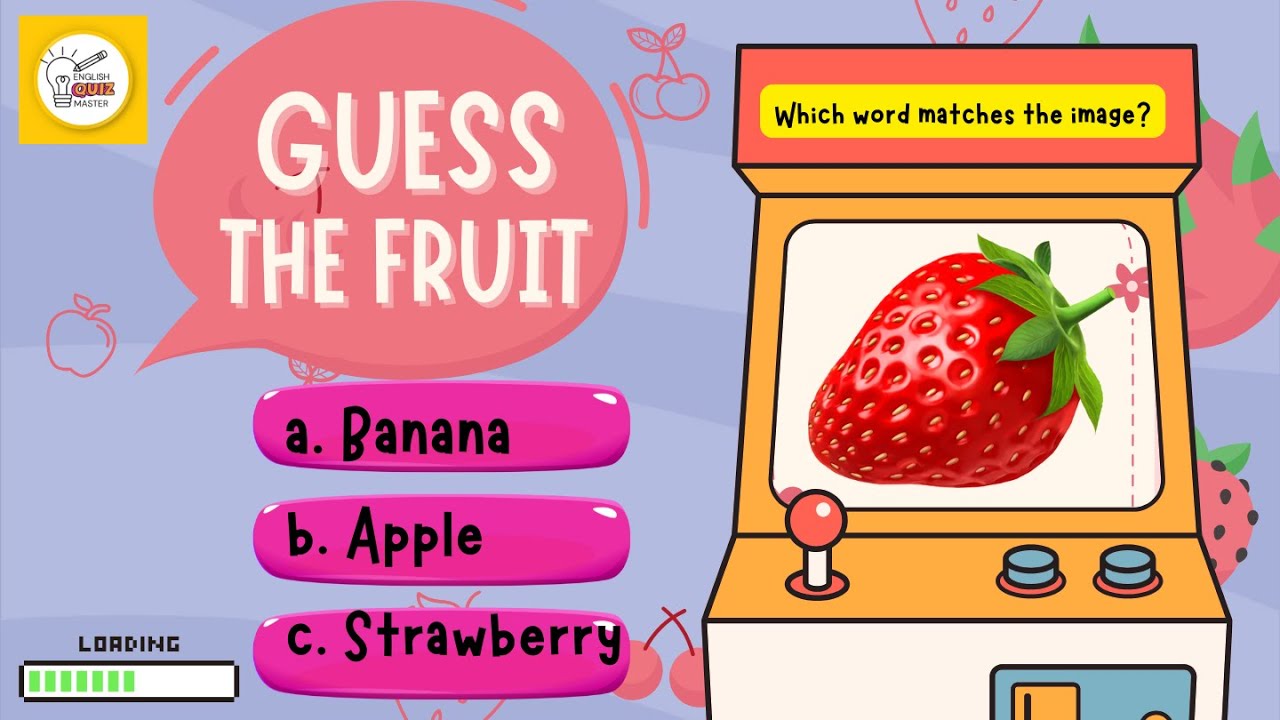Fruit Quiz for Kids | Guess the Fruit Name | Fun Online English Game