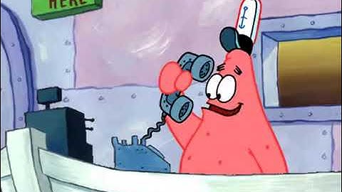 Spongebob Is this the Krusty Krab? No, this is Patrick