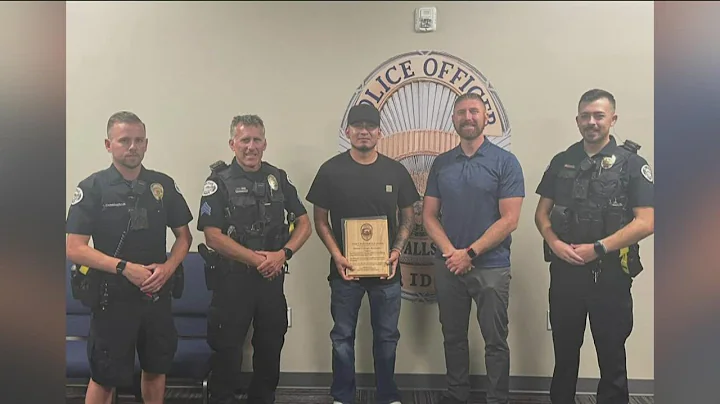 Twin Falls Police award citizen who helped save a ...